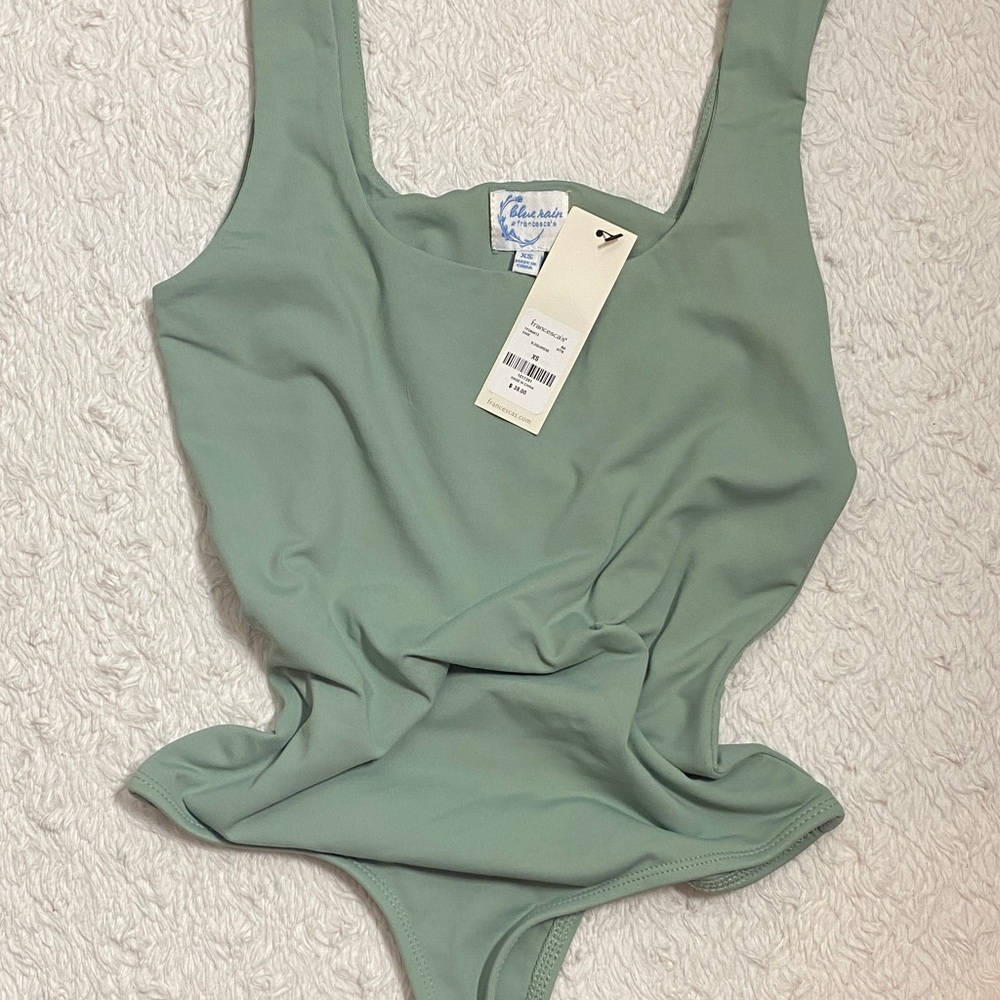 Blue Rain x Francesca’s Thong Bodysuit NWT